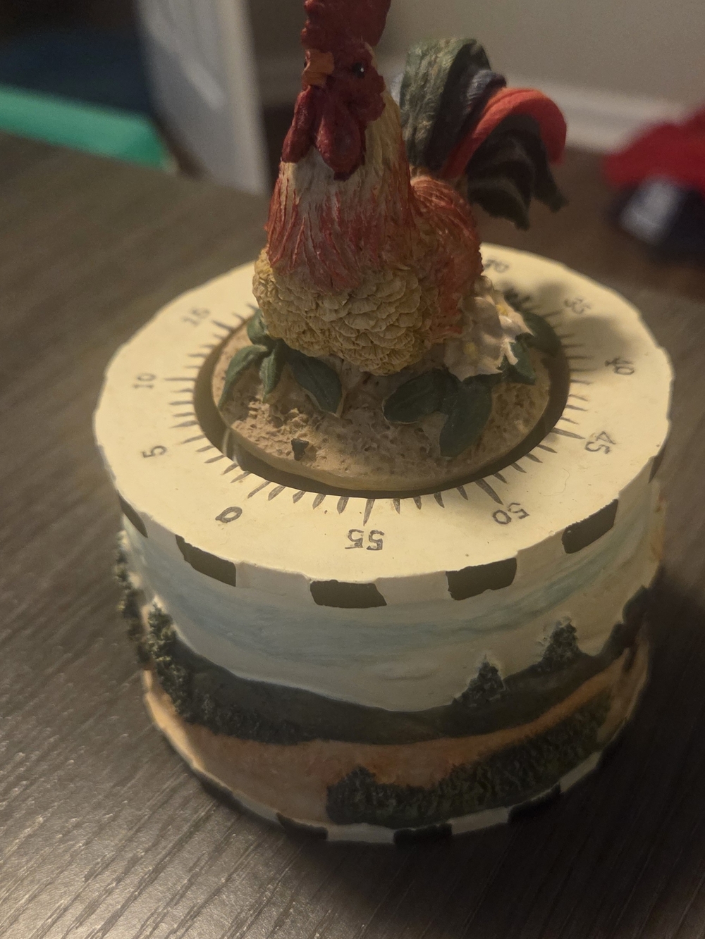 Chicken Country Rooster Working Kitchen Timer Decorative Farmhouse